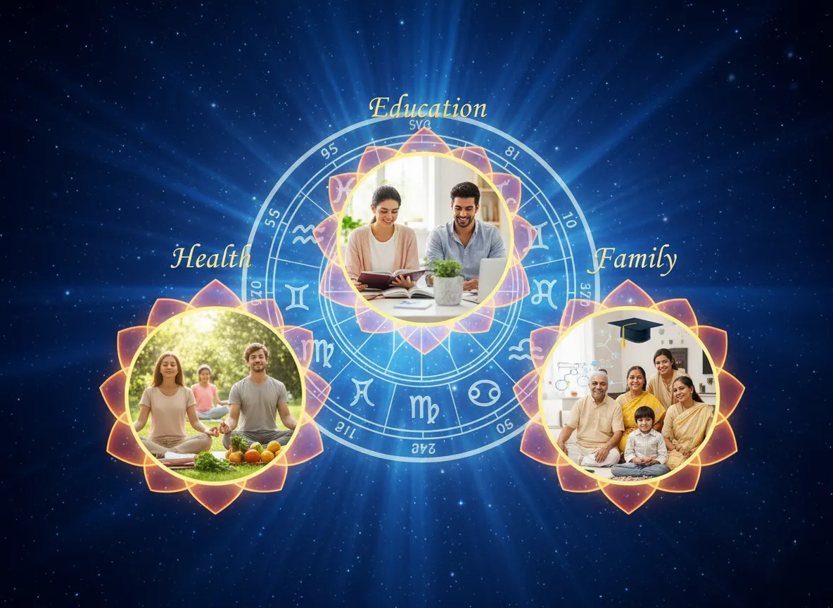Health, Education & Family Astrology