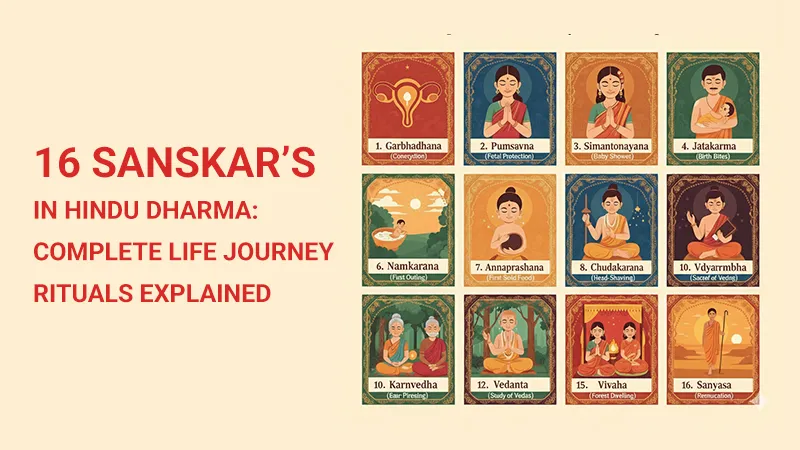 16 Sanskar's in Hindu Dharma: Complete Life Journey Rituals Explained