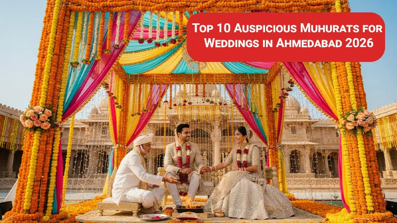 Top 10 Auspicious Muhurats for Weddings in Ahmedabad 2026